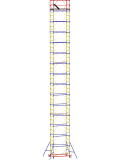 Вышка - Тура ВСР-4 (1.2 м х 2.0 м). Высота 18.7 м (14 секций)_1220114