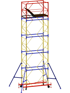 Вышка - Тура ВСР-1 (0.7 м х 1.6 м). Высота 6.4 м (4 секции)_0716104