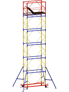Вышка - Тура ВСР-1 (0.7 м х 1.6 м). Высота 7.6 м (5 секций)_0716105