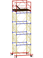 Вышка - Тура ВСР-5 (1.6 м х 1.6 м). Высота 6.4 м (4 секции)_1616104