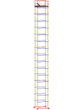 Вышка - Тура ВСР-6 (1.6 м х 2.0 м). Высота 19.9 м (15 секций)_1620115